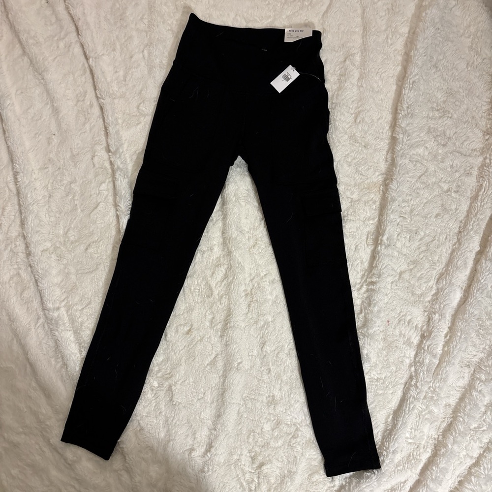 High-Rise Black Ankle Leggings